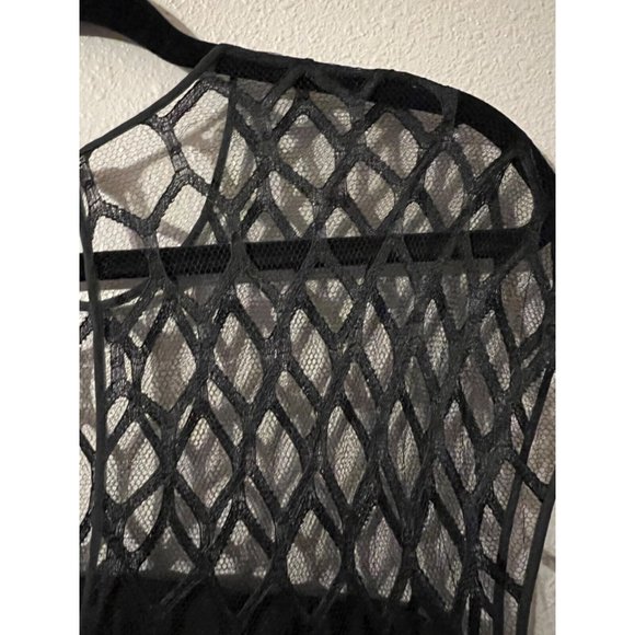 Gucci Mesh Lace Top Dress L Large Stretch Career Church Party NEW with flaw - Picture 9 of 11